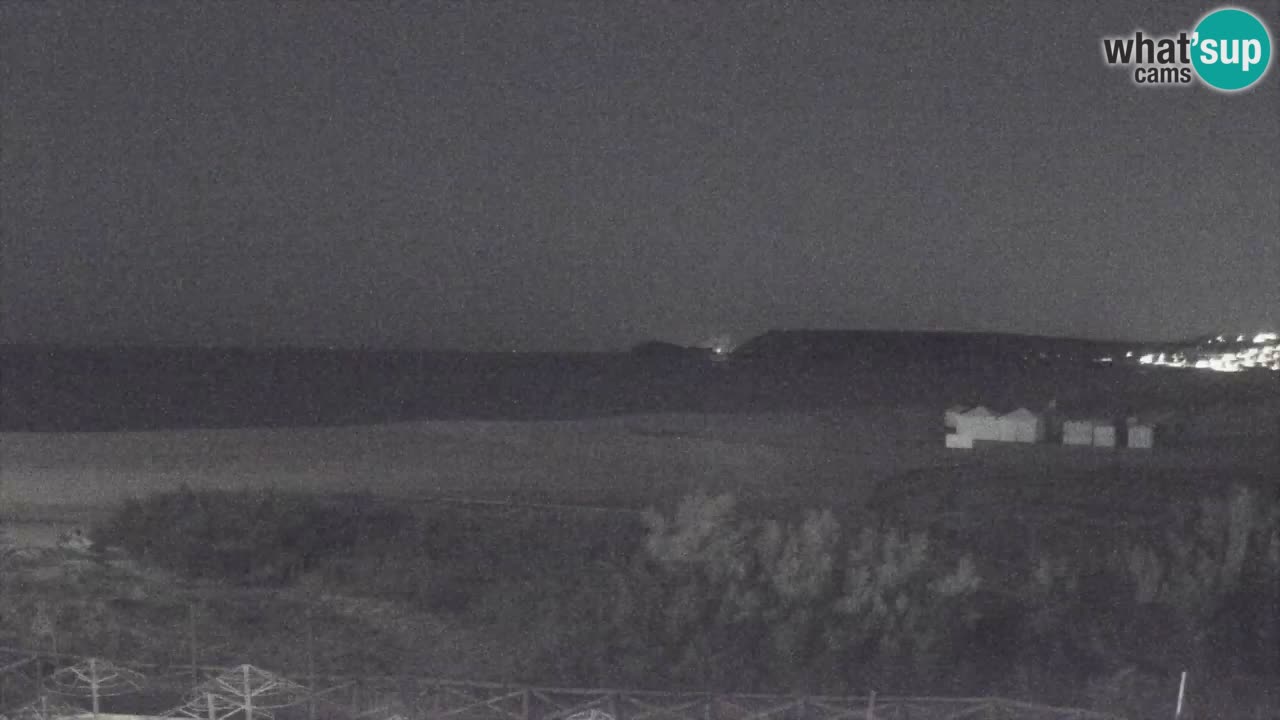 Webcam Torre dei Corsari – Liveblick auf den Strand von Punta Usai