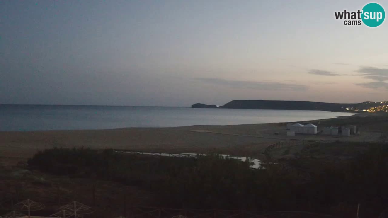 Webcam Torre dei Corsari – Vue en direct sur la plage depuis Punta Usai