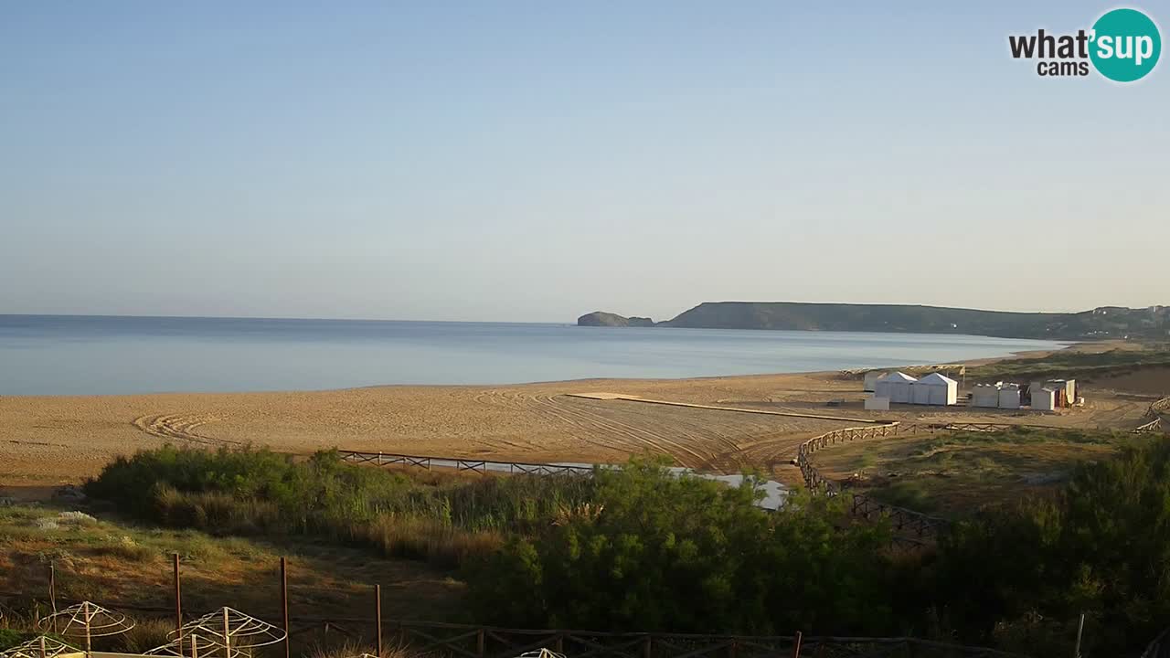 Webcam Torre dei Corsari – Liveblick auf den Strand von Punta Usai