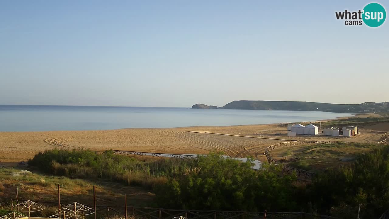 Webcam Torre dei Corsari – Liveblick auf den Strand von Punta Usai