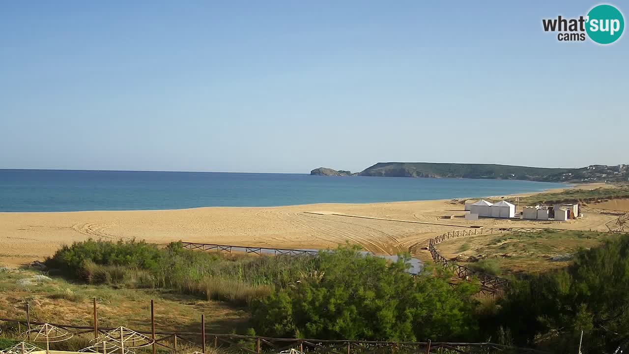 Webcam Torre dei Corsari – Live Beach View from Punta Usai