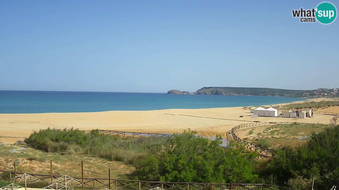 Webcam Torre dei Corsari – Live Beach View from Punta Usai