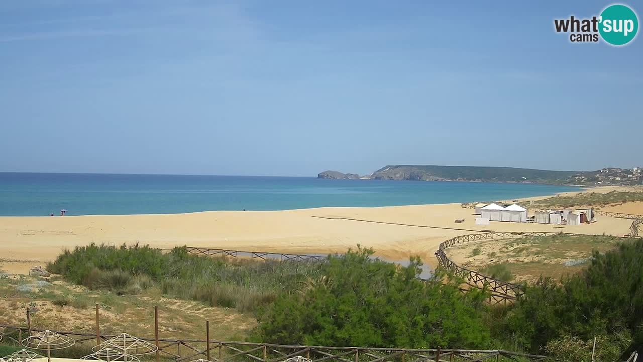 Webcam Torre dei Corsari – Vue en direct sur la plage depuis Punta Usai