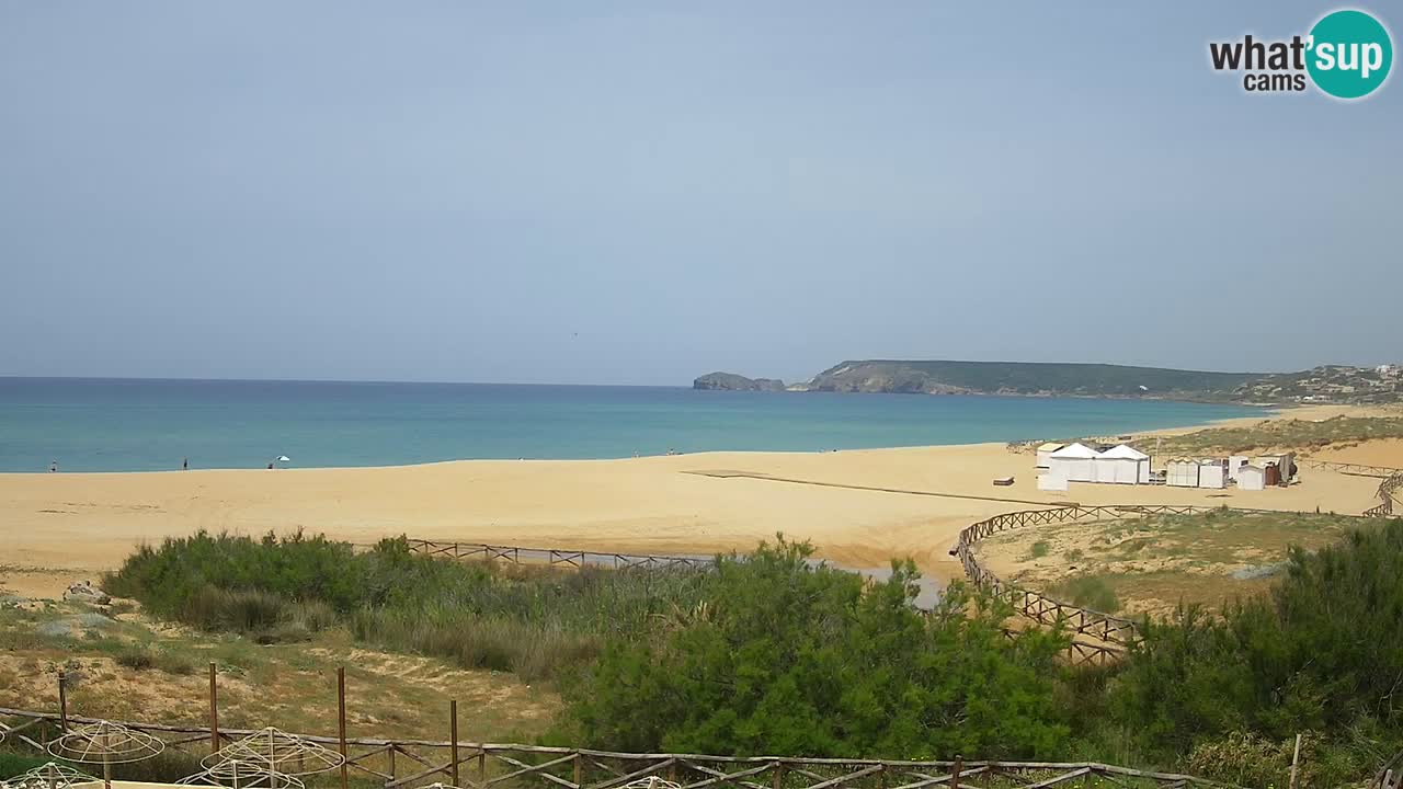 Cámara web Torre dei Corsari – Vista en directo de la playa desde Punta Usai