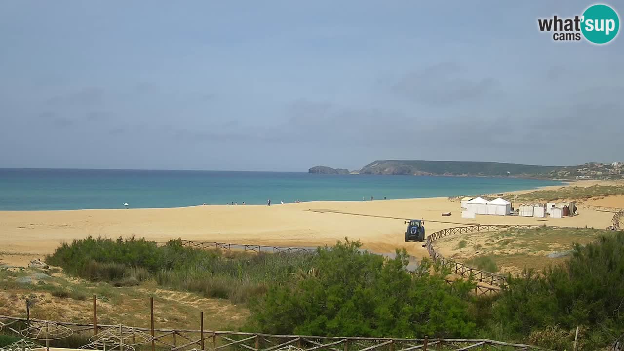 Webcam Torre dei Corsari – Live Beach View from Punta Usai