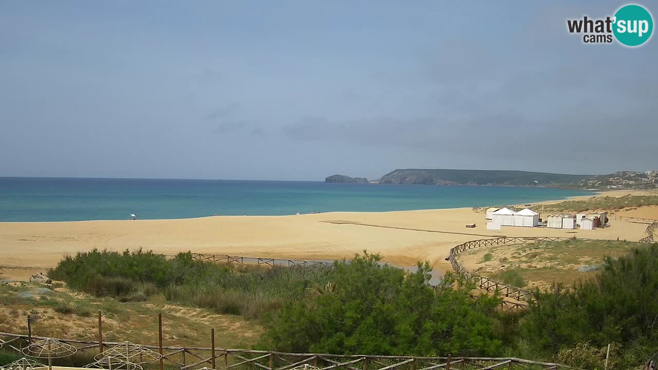 Webcam Torre dei Corsari – Live Beach View from Punta Usai