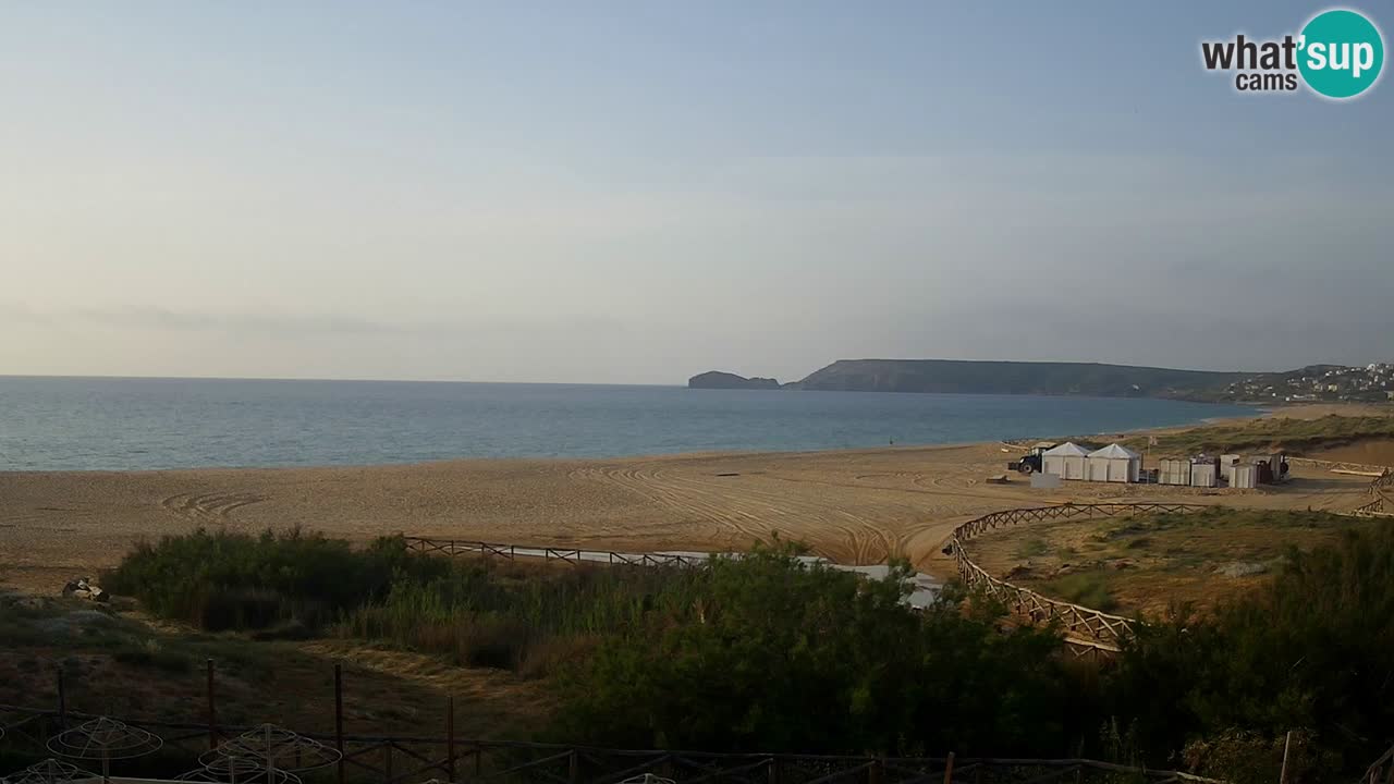 Webcam Torre dei Corsari – Vista live sulla spiaggia da Punta Usai