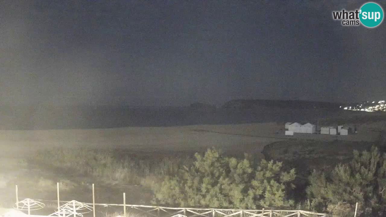 Cámara web Torre dei Corsari – Vista en directo de la playa desde Punta Usai