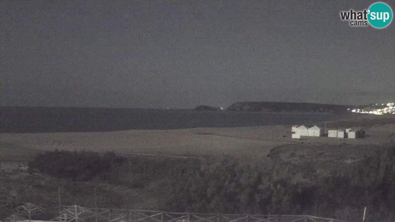 Cámara web Torre dei Corsari – Vista en directo de la playa desde Punta Usai