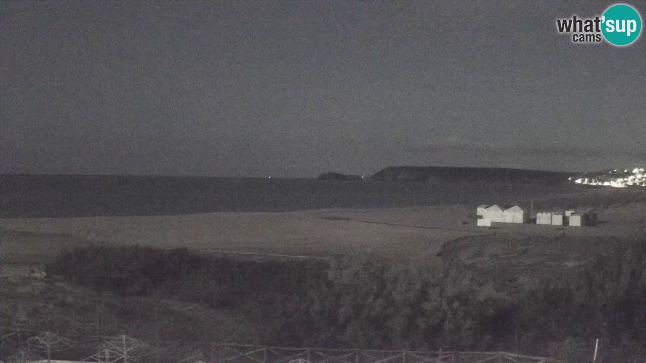 Cámara web Torre dei Corsari – Vista en directo de la playa desde Punta Usai