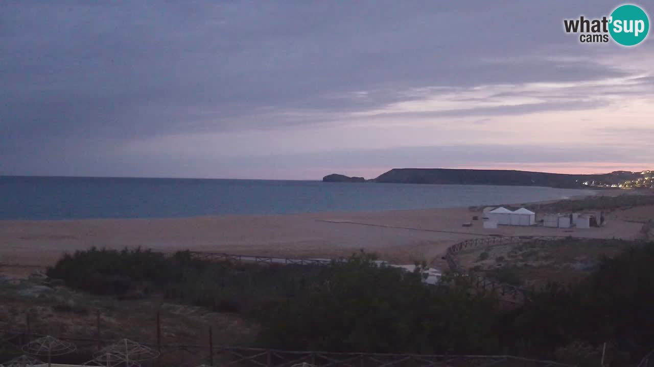 Web kamera Torre dei Corsari – Pogled uživo na plažu s Punta Usai