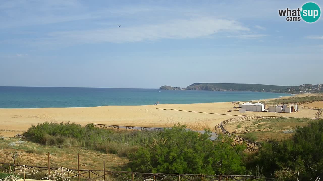 Webcam Torre dei Corsari – Vista live sulla spiaggia da Punta Usai