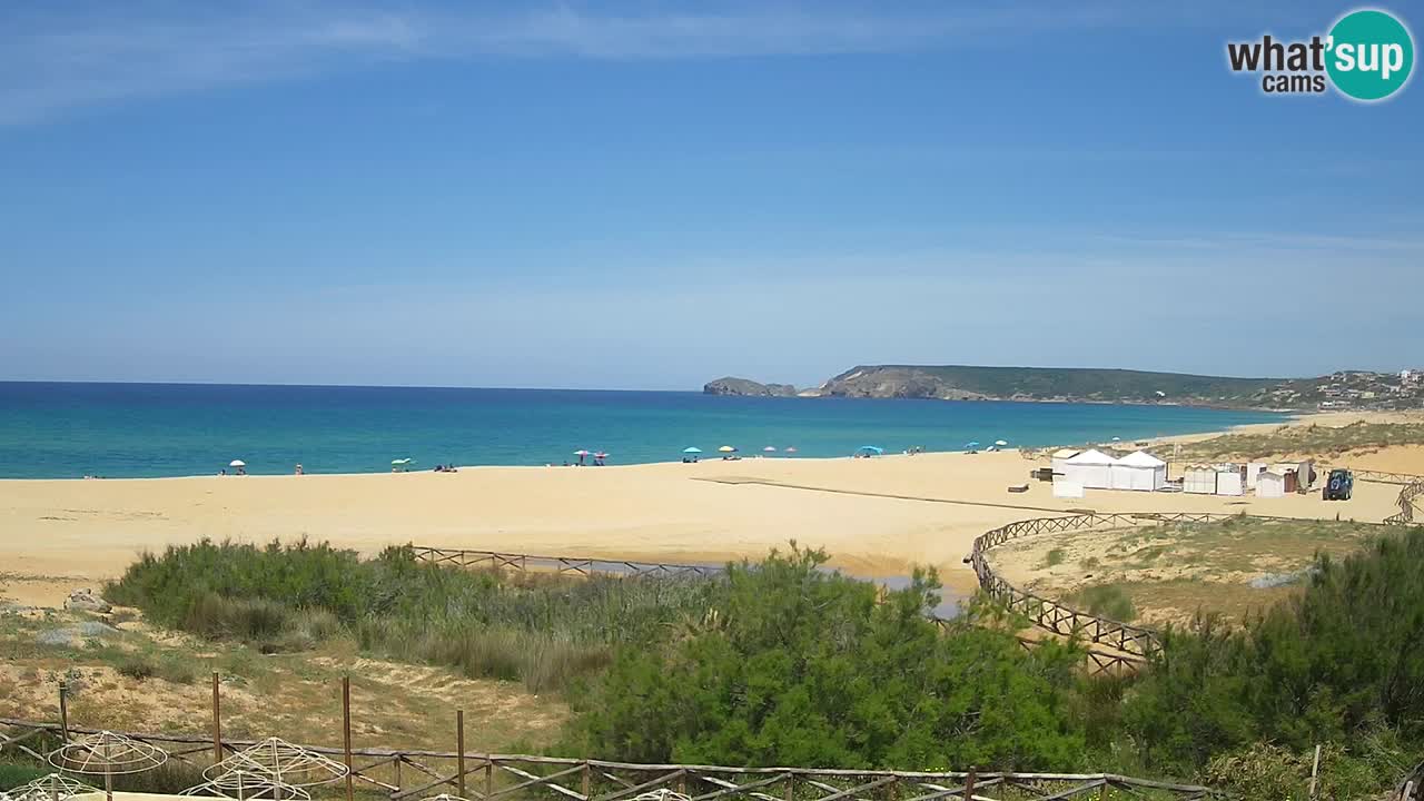 Webcam Torre dei Corsari – Live Beach View from Punta Usai