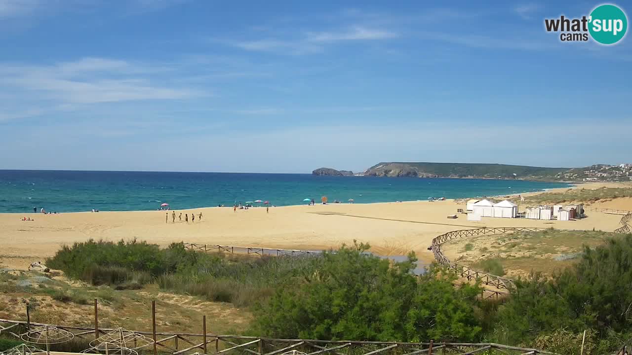 Webcam Torre dei Corsari – Liveblick auf den Strand von Punta Usai