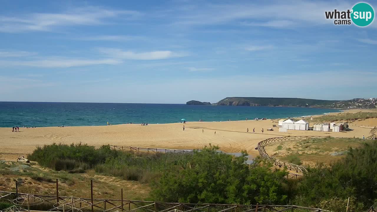 Webcam Torre dei Corsari – Vue en direct sur la plage depuis Punta Usai