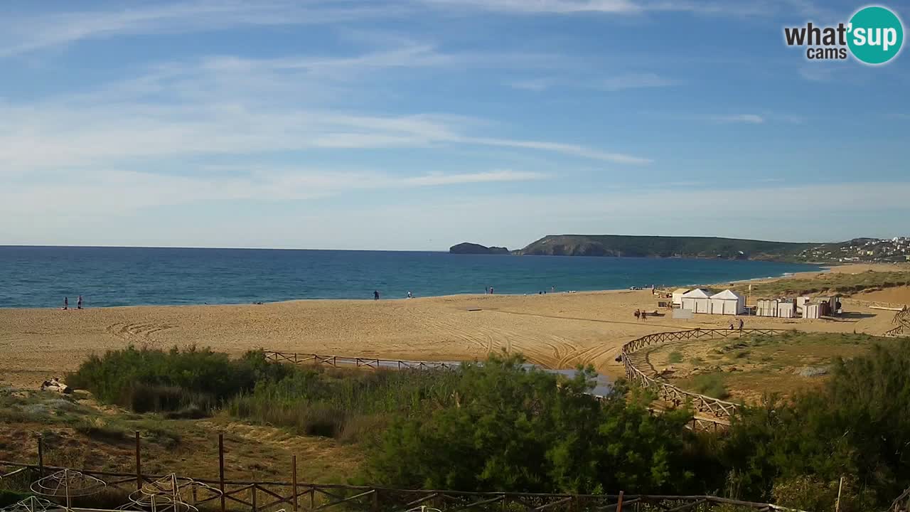 Web kamera Torre dei Corsari – Pogled uživo na plažu s Punta Usai