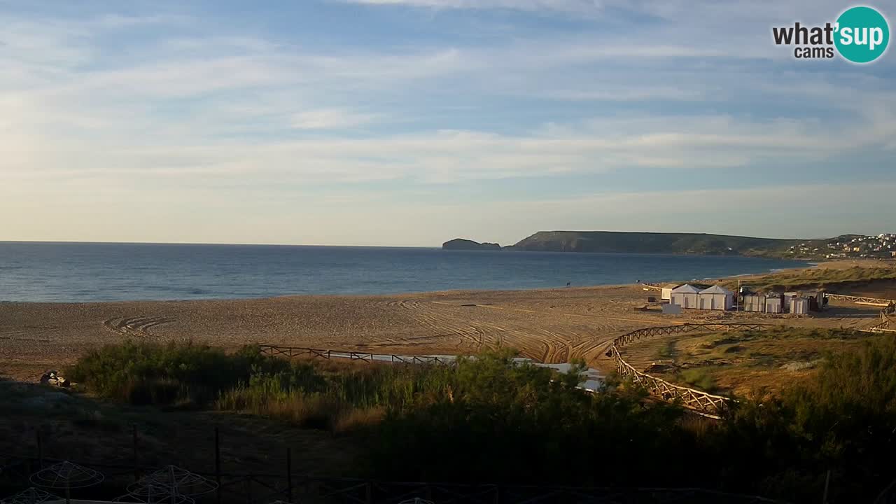 Webcam Torre dei Corsari – Vista live sulla spiaggia da Punta Usai