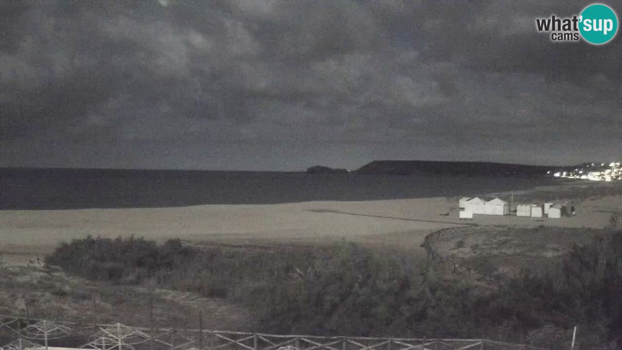 Cámara web Torre dei Corsari – Vista en directo de la playa desde Punta Usai