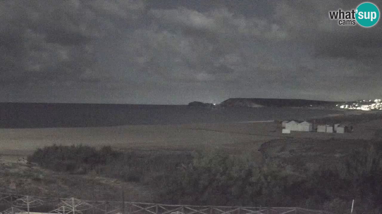 Webcam Torre dei Corsari – Vue en direct sur la plage depuis Punta Usai
