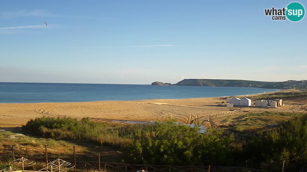 Webcam Torre dei Corsari – Live Beach View from Punta Usai