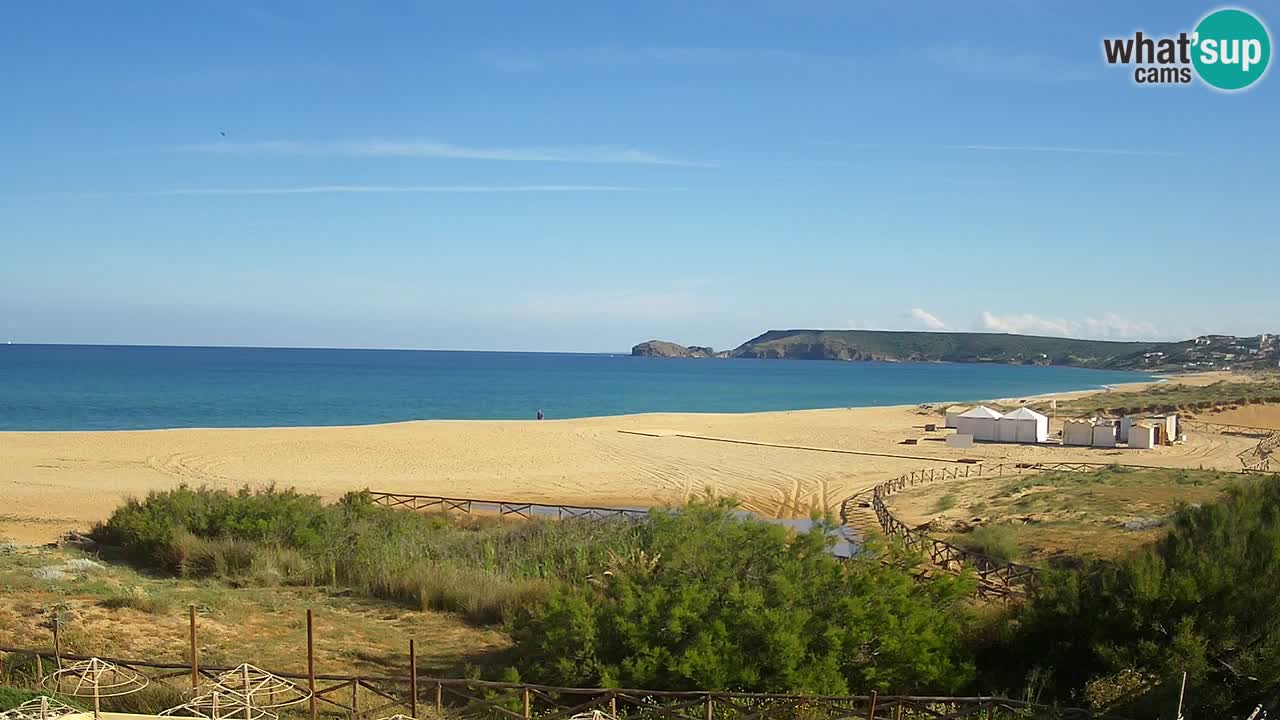 Webcam Torre dei Corsari – Liveblick auf den Strand von Punta Usai