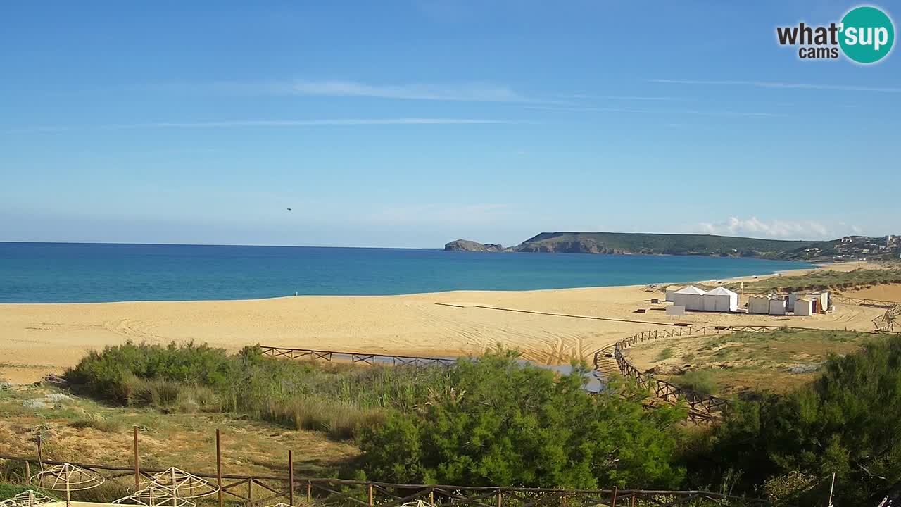 Webcam Torre dei Corsari – Vista live sulla spiaggia da Punta Usai