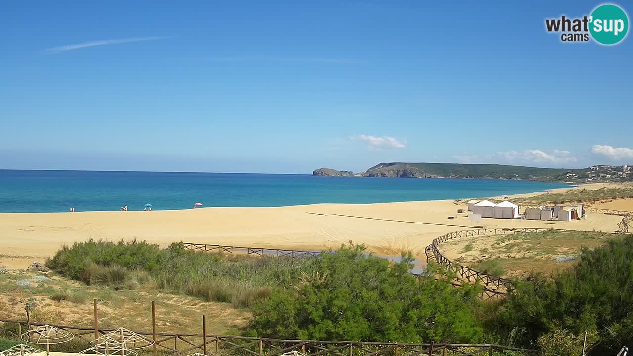 Webcam Torre dei Corsari – Live Beach View from Punta Usai