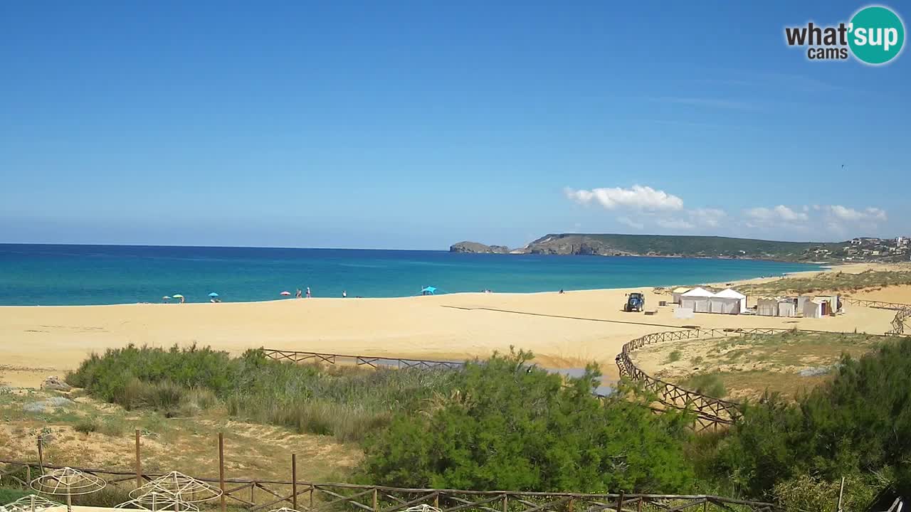 Webcam Torre dei Corsari – Live Beach View from Punta Usai