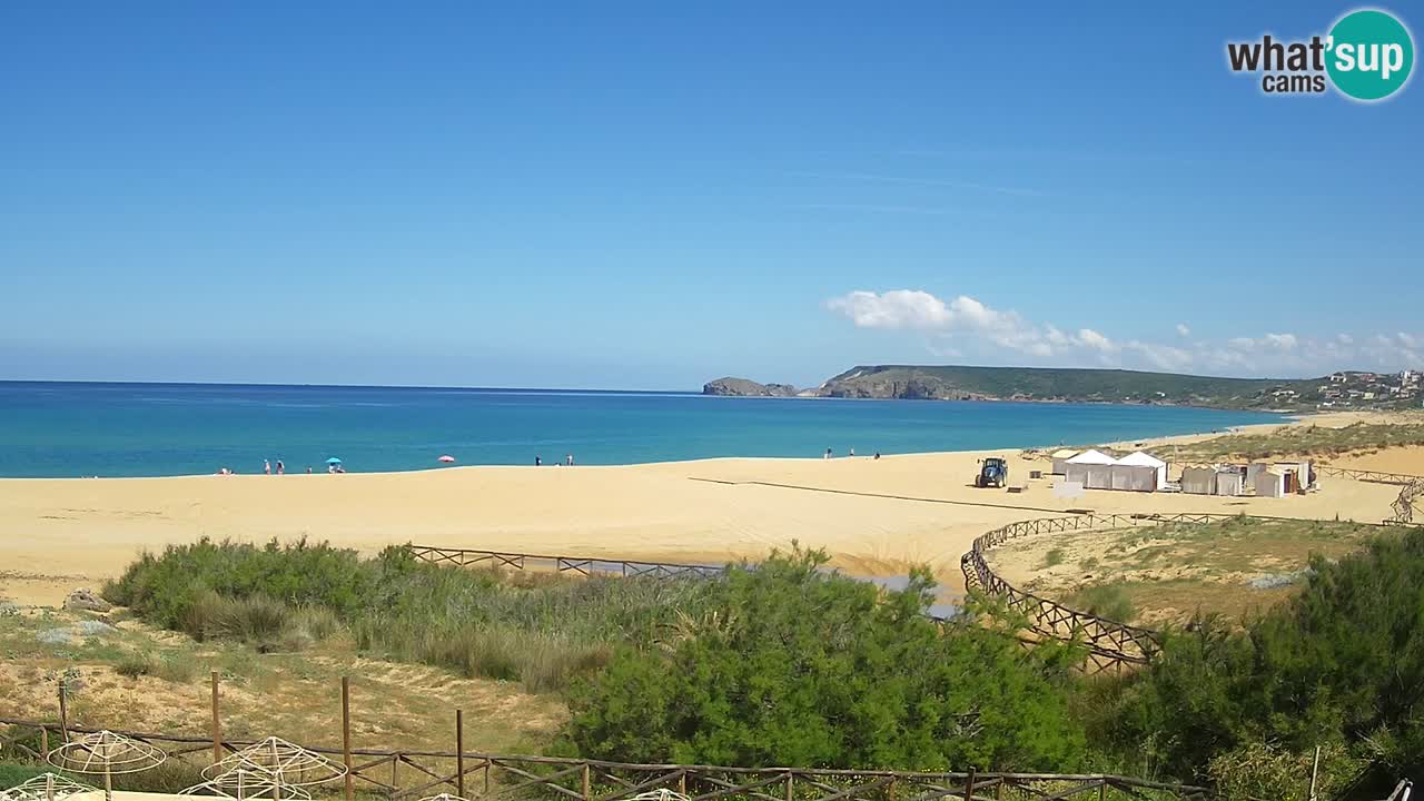 Webcam Torre dei Corsari – Vista live sulla spiaggia da Punta Usai