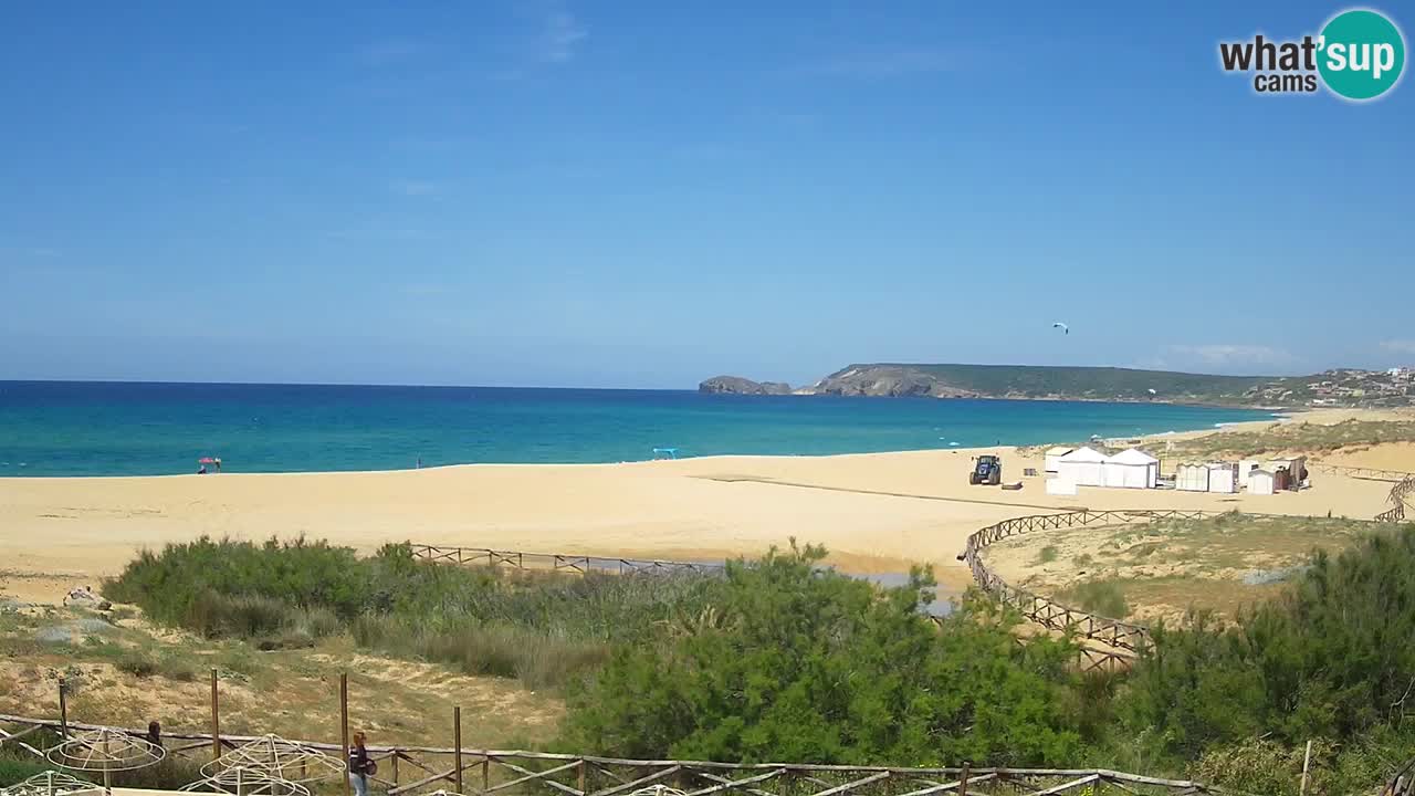 Webcam Torre dei Corsari – Vista live sulla spiaggia da Punta Usai