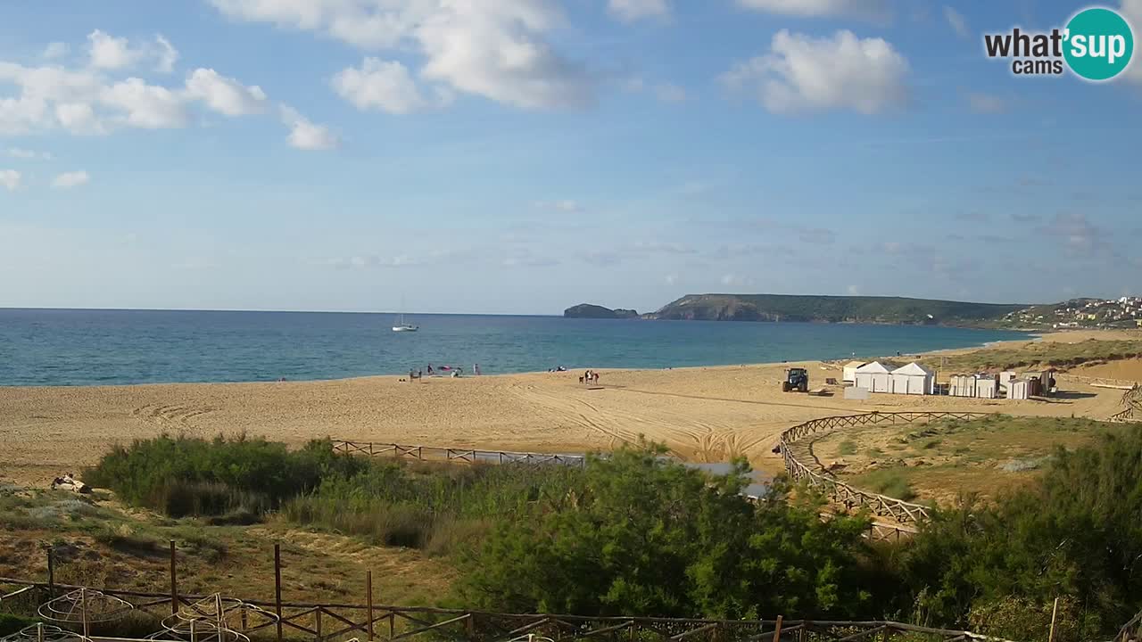 Webcam Torre dei Corsari – Vue en direct sur la plage depuis Punta Usai