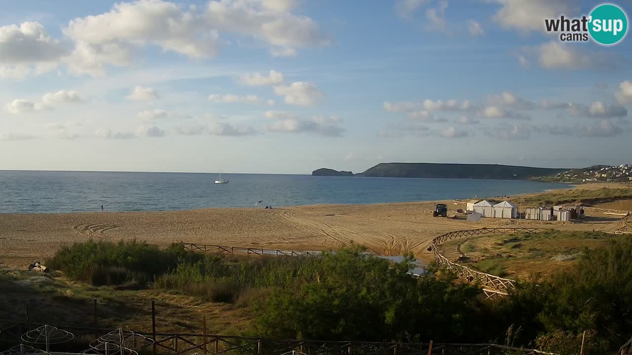 Cámara web Torre dei Corsari – Vista en directo de la playa desde Punta Usai