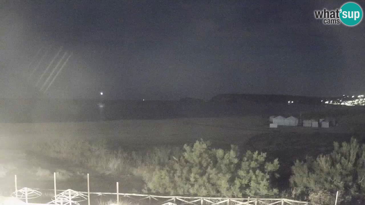Cámara web Torre dei Corsari – Vista en directo de la playa desde Punta Usai