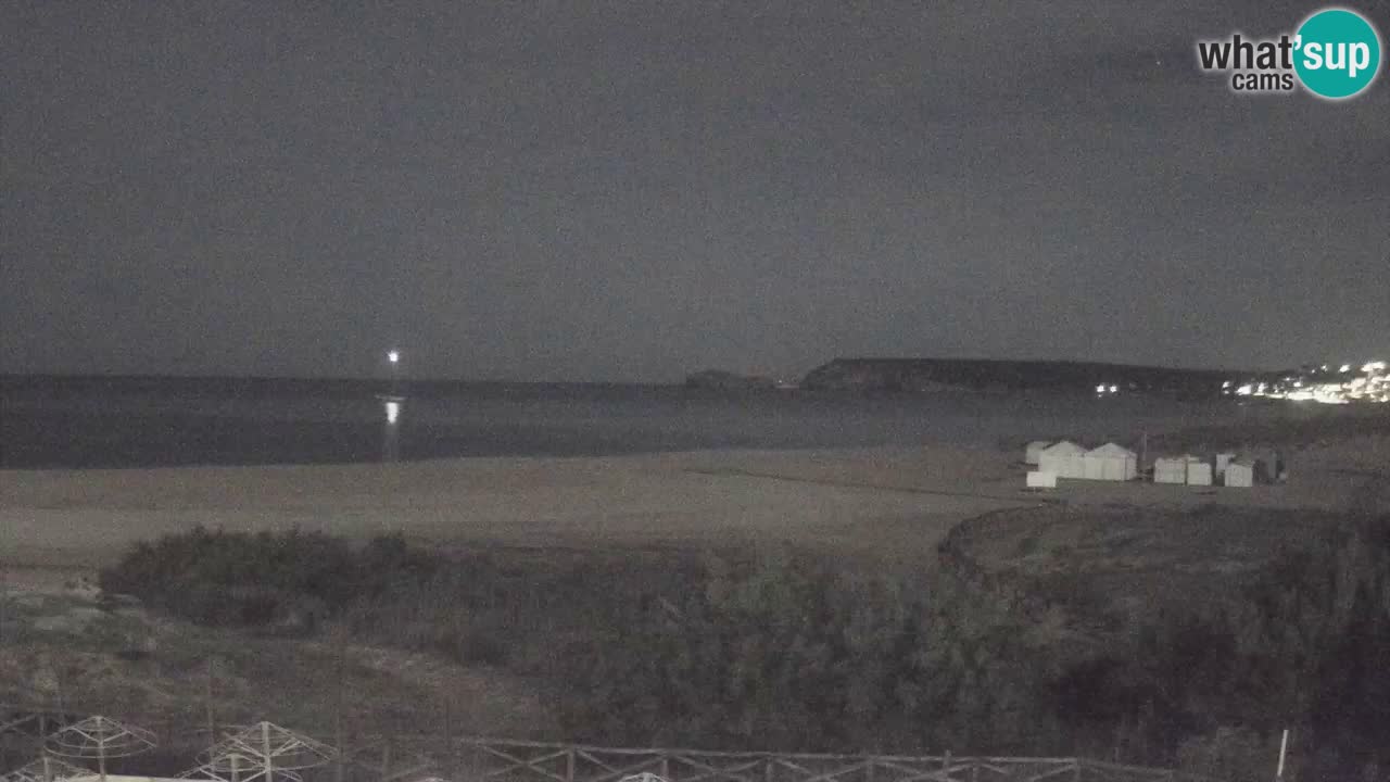 Webcam Torre dei Corsari – Vista live sulla spiaggia da Punta Usai