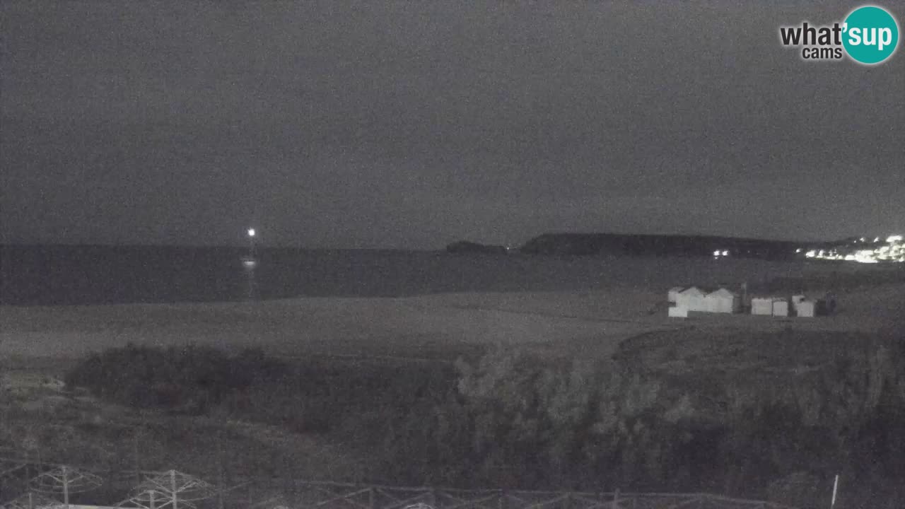 Webcam Torre dei Corsari – Vista live sulla spiaggia da Punta Usai