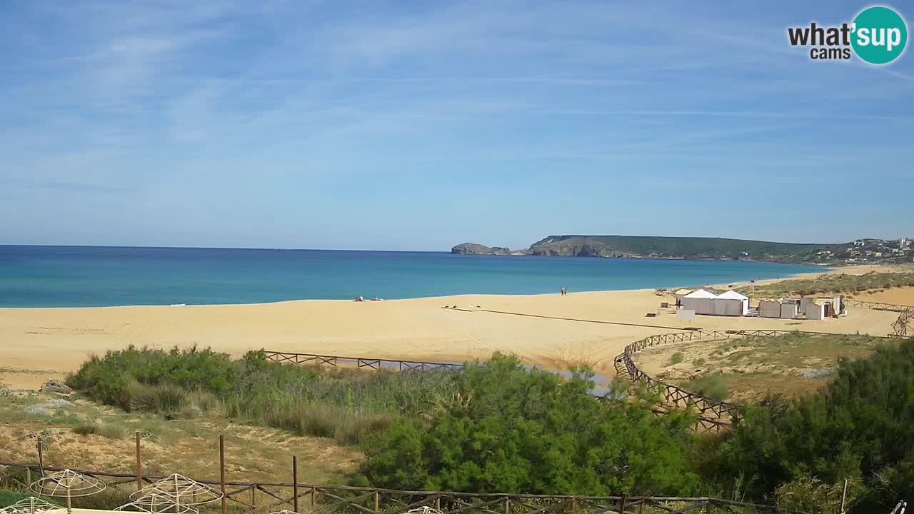 Webcam Torre dei Corsari – Vista live sulla spiaggia da Punta Usai