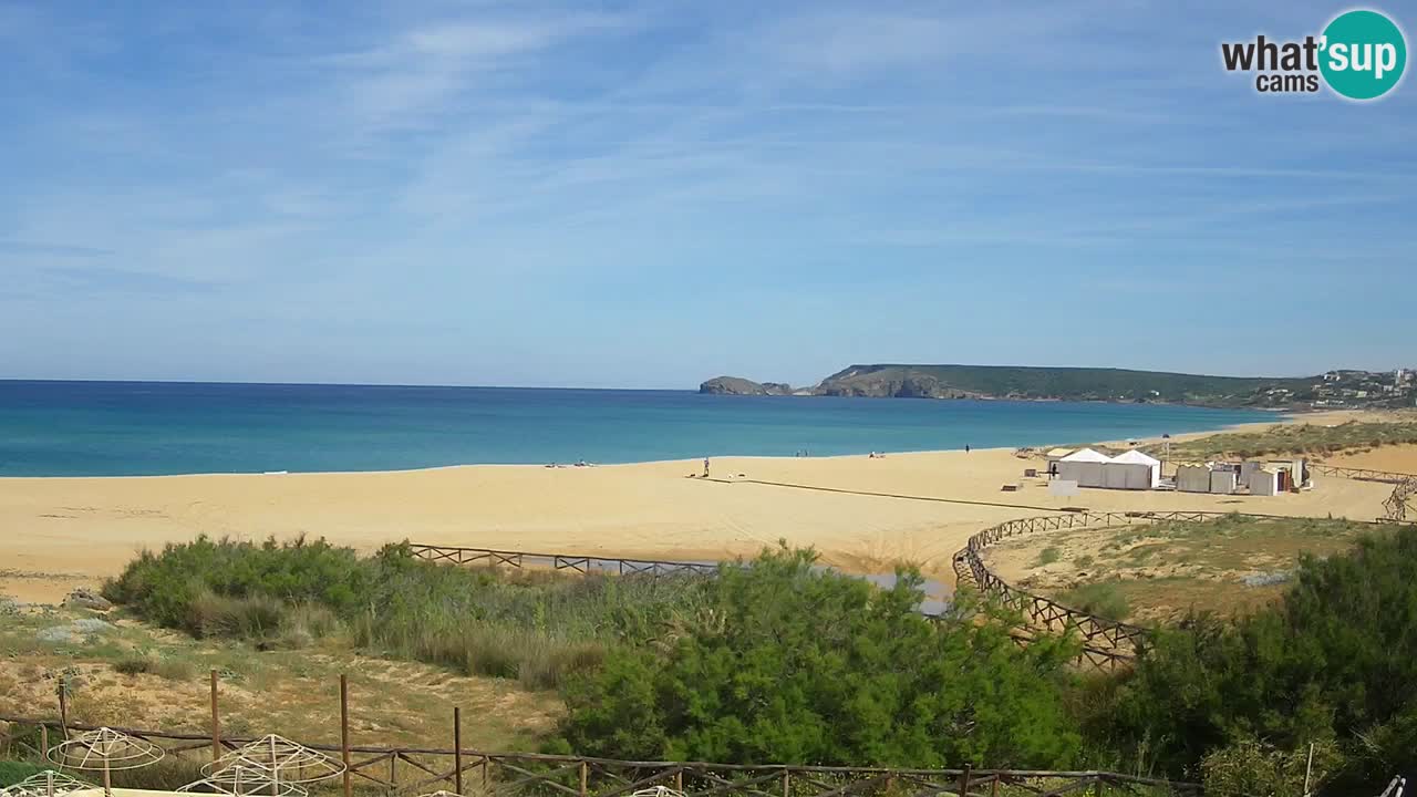 Webcam Torre dei Corsari – Vista live sulla spiaggia da Punta Usai