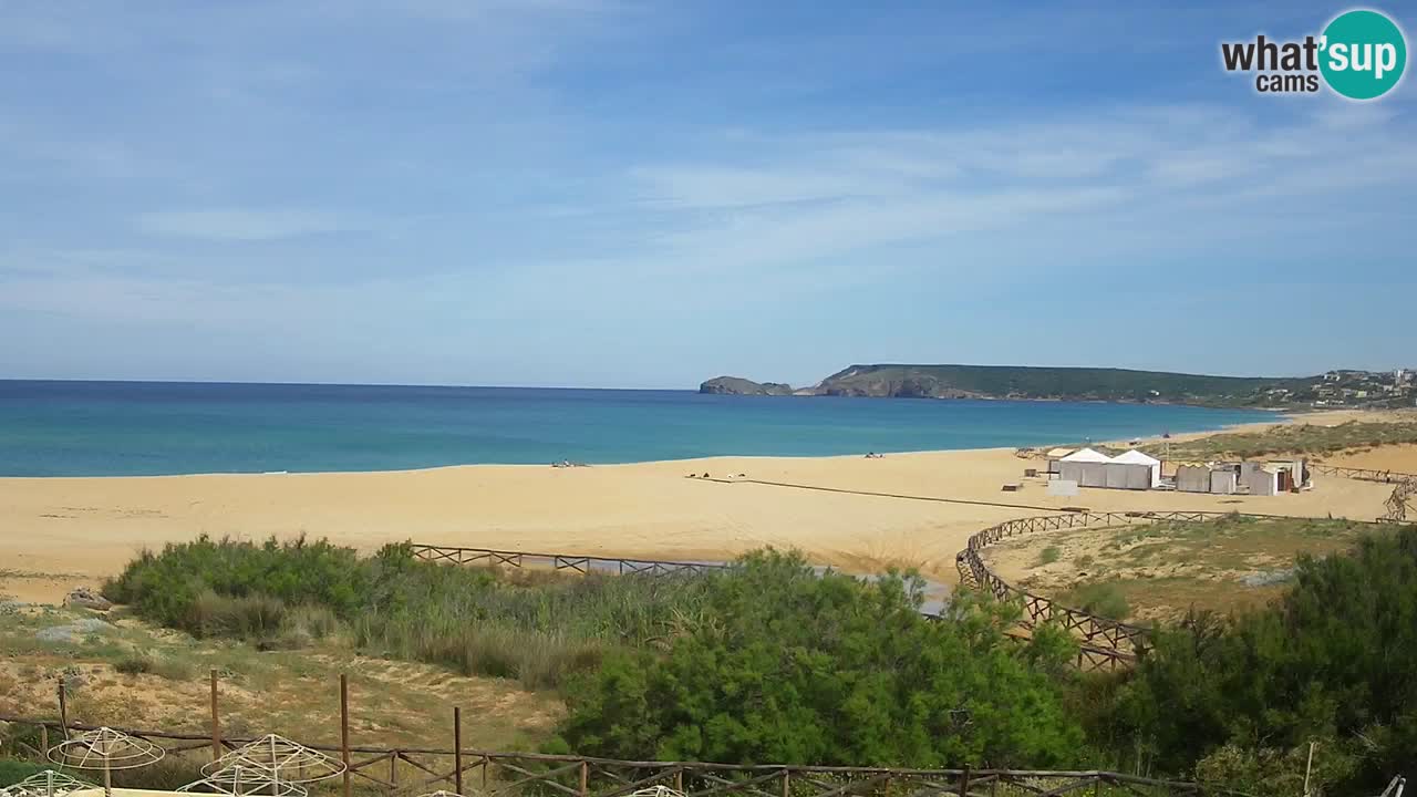 Webcam Torre dei Corsari – Vue en direct sur la plage depuis Punta Usai