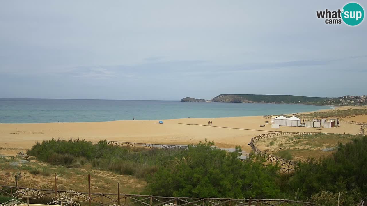 Webcam Torre dei Corsari – Vue en direct sur la plage depuis Punta Usai