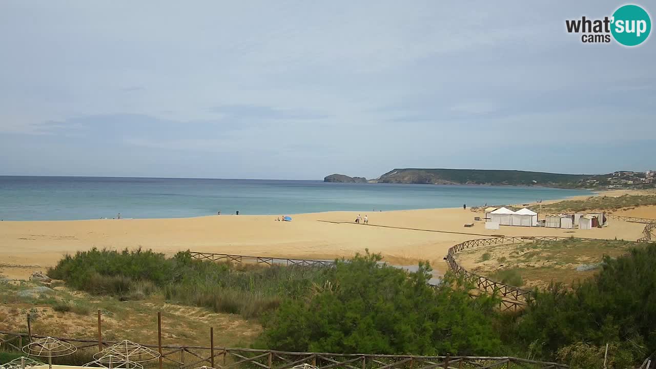 Webcam Torre dei Corsari – Vista live sulla spiaggia da Punta Usai