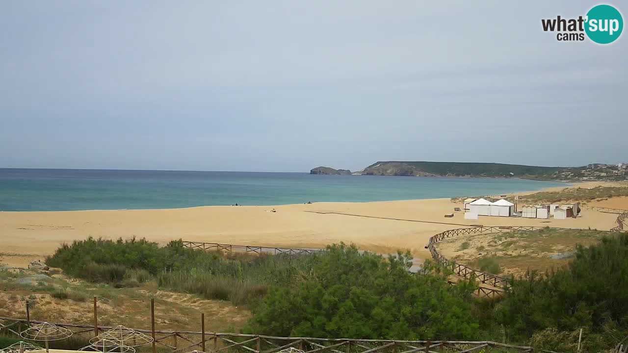 Webcam Torre dei Corsari – Vue en direct sur la plage depuis Punta Usai