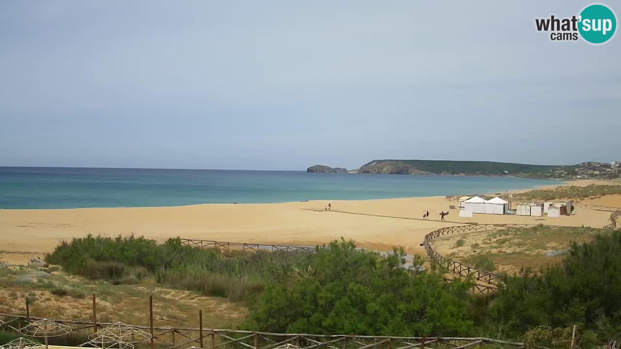 Webcam Torre dei Corsari – Live Beach View from Punta Usai