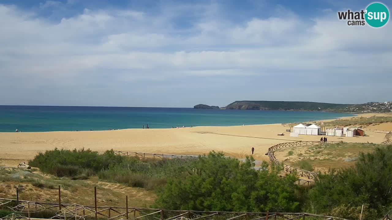 Webcam Torre dei Corsari – Vista live sulla spiaggia da Punta Usai