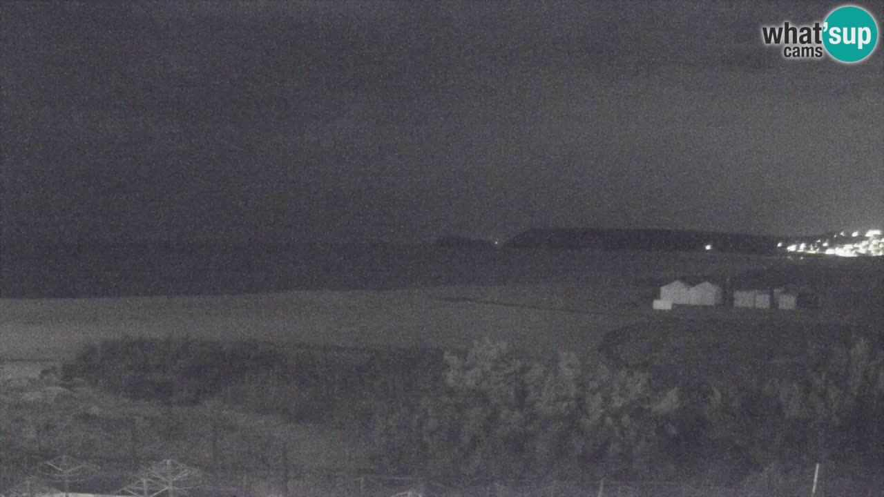 Webcam Torre dei Corsari – Vue en direct sur la plage depuis Punta Usai