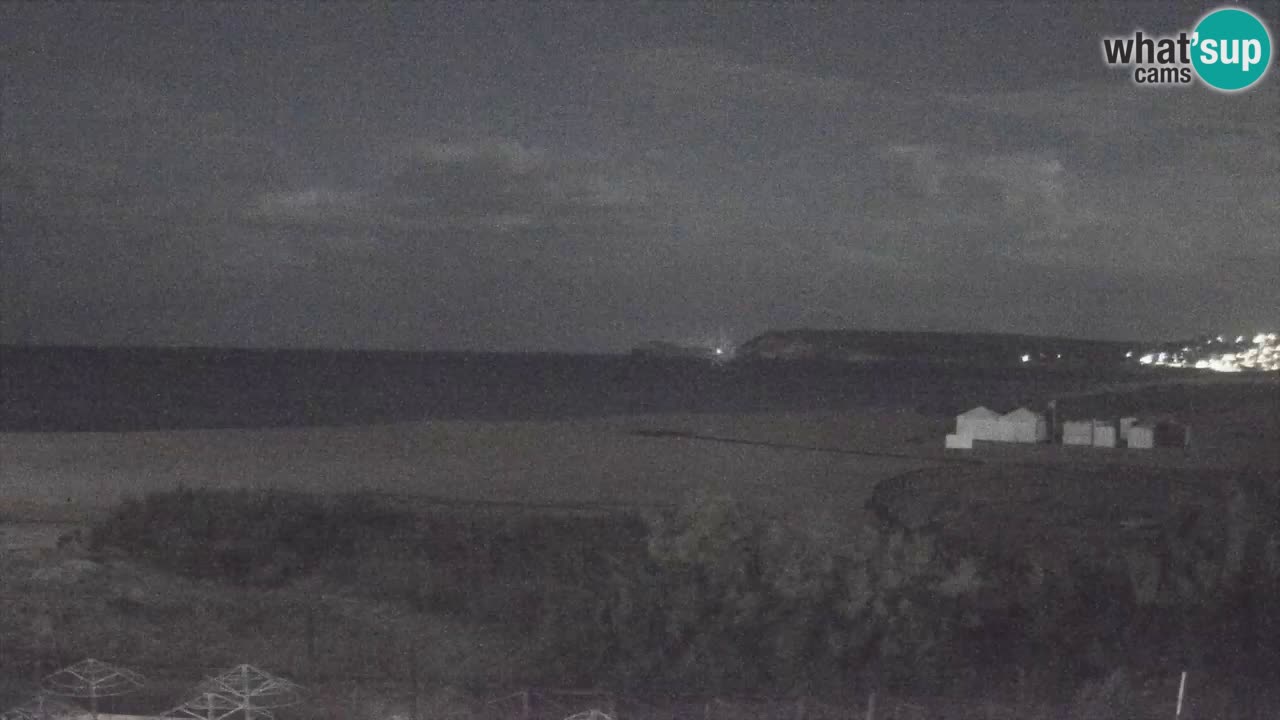 Cámara web Torre dei Corsari – Vista en directo de la playa desde Punta Usai