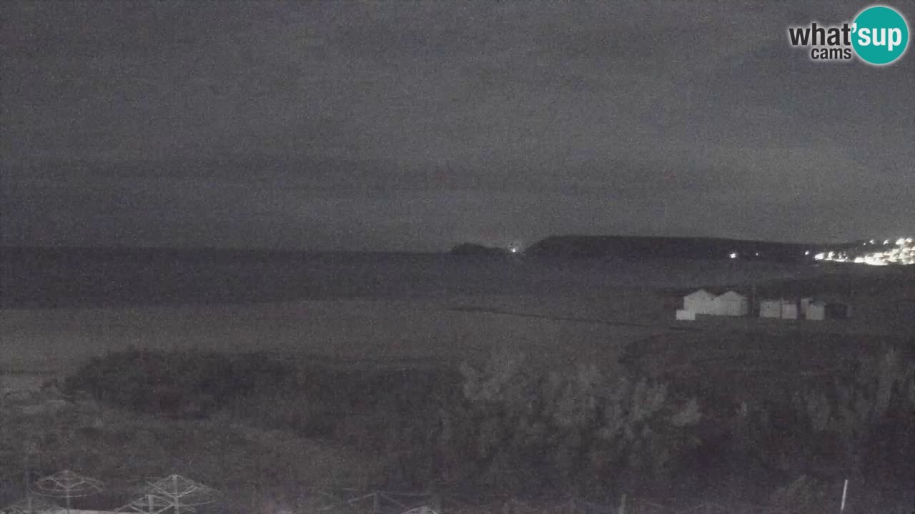 Cámara web Torre dei Corsari – Vista en directo de la playa desde Punta Usai