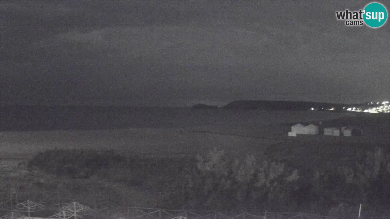 Webcam Torre dei Corsari – Liveblick auf den Strand von Punta Usai