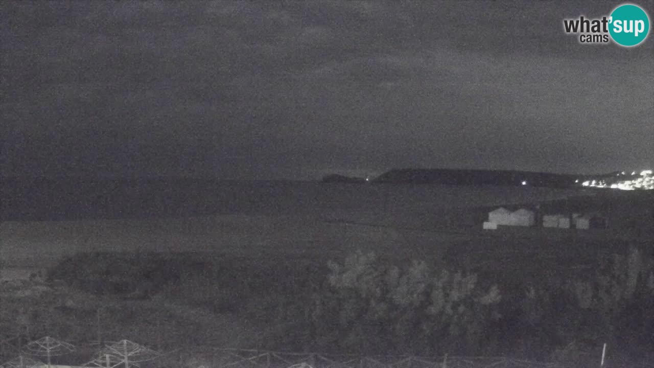 Webcam Torre dei Corsari – Liveblick auf den Strand von Punta Usai