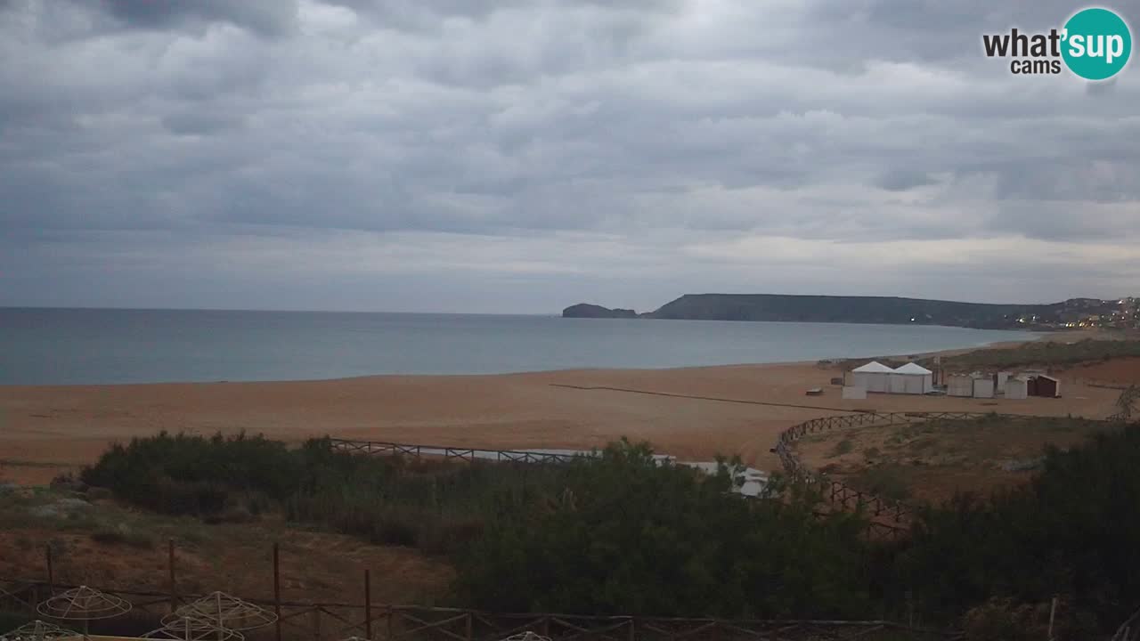 Cámara web Torre dei Corsari – Vista en directo de la playa desde Punta Usai