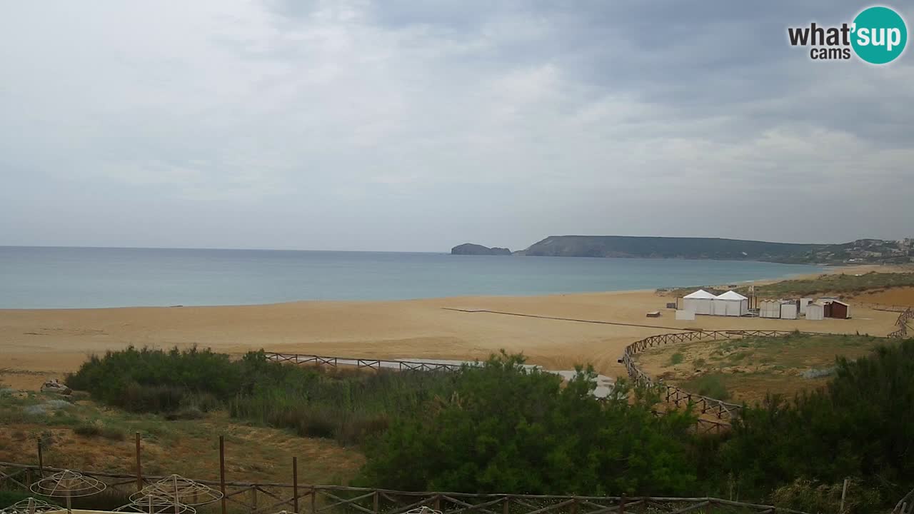 Cámara web Torre dei Corsari – Vista en directo de la playa desde Punta Usai